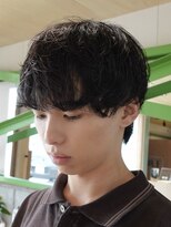 ディッセンバー 伊勢崎(December) メンズ/センターパート/似合わせカット/ニュアンスパーマ