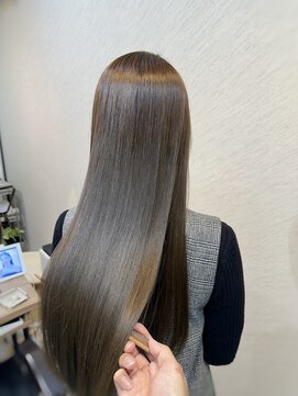 アールサロンギンザ(Rr SALON GINZA) 【カラー＋髪質に合わせた髪質改善 】RrSALON HydroXE TR