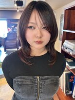 エンベロープス 中目黒(Envelopes)&nbsp;シースルー前髪×ミディアムレイヤーで大人の抜け感ヘア