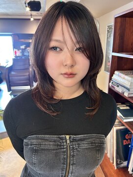 エンベロープス 中目黒(Envelopes) シースルー前髪×ミディアムレイヤーで大人の抜け感ヘア