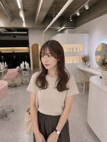 シエル 一社(cher) ミディアムレイヤースタイル