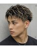 メンズパーマ＋プチトリートメント＋抜きっぱなしハイライトor全体カラー