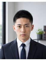 MEN's Baguz MEN'Sカット/ MEN'Sパーマ/ MEN'Sカラー 清潔感と信頼感を演出する大人のビジネスベリーショート