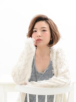 パティオンツー(PATIONN2)&nbsp;ミルクティーキャンディーオレンジうる艶小顔ボブ
