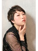 【コマ中野】多色染めで作る、無造作ショートスタイル