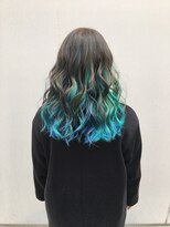 ヘアーデザイン アルエ(HAIR×design ARUE) 【ARUE】セミロング×ユニコーンカラー