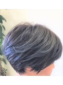 ショート#レイヤー#マッシュ