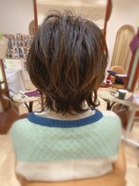 モリオ フロム ロンドン イオンモール 熊本店(morio FROM LONDON)&nbsp;【morio熊本】やわらかパーマ　ショートウルフ.k