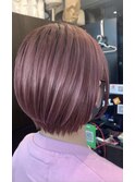 ショート☆ピンクベージュ♪