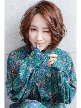 エステージ  喜連店(S-TAGE) 大人可愛いひし形ショートボブ