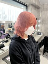 ワンズミラー 海老名店(ONE's MIRROR) コーラルピンク【海老名/ピンク/ケアブリーチ/ブリーチカラー】