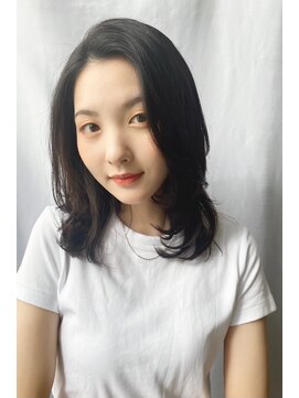 ユニックス Mark Is みなとみらい店(UNIX) 【UNIXみなとみらい】抜け感レイヤーミディ#髪質改善#ゼロテク