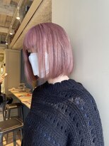 ロロ(ro-ro) 【恵比寿ro-ro】切りっぱなしボブ×ペールピンク