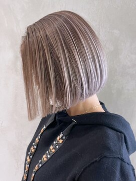 アルバム 新宿(ALBUM SHINJUKU) ハイグラボブ_セクションカラーペールベージュ_ba318011