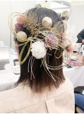 卒業式＊切りっぱなしボブ水引アレンジ【横浜】w