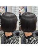 プレミアム縮毛矯正で【魅せる艶ボブ】