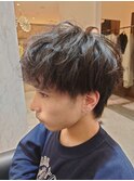 神戸メンズツイストスパイラル　波巻き　シークレットパーマ