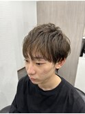 ツイストスパイラルパーマセンターパート<理容室>川口鳩ヶ谷64