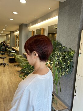 ブロッサム 東中野店 大人可愛い丸みボブピンクラベンダーベージュベビーピンク