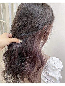 アース 高円寺店(HAIR & MAKE EARTH) インナーに淡いピンクを…♪