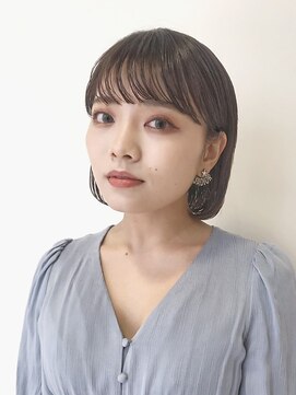 ジアン バイ ミルボン 西宮ガーデンズプラス(GIEN by milbon) ショートボブ/ワンカール/福原 浩一