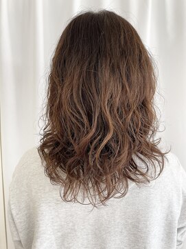 サクラ(SAKURA) パーマ/セミロング/ふわふわ/レディースヘア/結んでもok◎