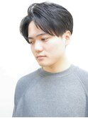ダークアッシュブラックカルマパーマツーブロック0602