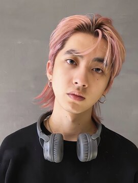 キャロルガーデンズ ボコカ 表参道(Carroll Gardens bococa) ピンク/くすみカラー/ブリーチ/カラー/メンズ