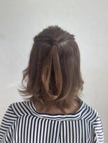 リッキイアリス シエスタ(RICKY Alice SIESTA)&nbsp;普段のヘアアレンジ ハーフアップ