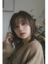 ラナ 新宿(lana)&nbsp;こなれミディアム/シースルーバング/顔まわり【lana hair 新宿】