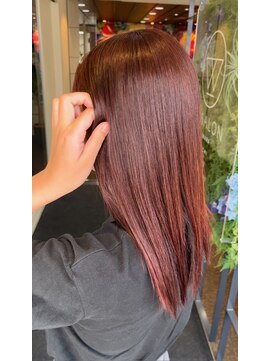 ダブル アンダーバー サロン(W_SALON) 【W_SALON 河原町】チェリーレッド/髪質改善/艶髪