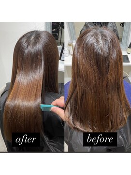 ボクノ 7号店 町田(bokuno) 髪質改善ビフォーアフター【髪質改善/縮毛矯正/町田】