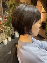 ヌーベルヴァーグ(Nouvelle Vague)&nbsp;丸みボブ/前髪なし/前髪あり/面長/丸顔/30代40代50代