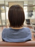 切りっぱなしボブ