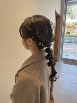 フーコー 下関店(fuhcoh) 編みおろしヘア