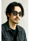 センターパートウェーブ