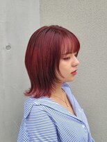 アメリラブ(ameri love)&nbsp;ダブルカラー×ウルフカット　20代30代40代