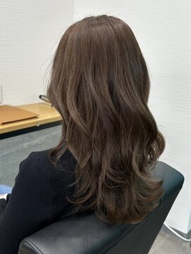 ラル 水戸県道50号店(Lalu.) ホワイトグレージュ/デジタルパーマ/チェリーブラウン/水戸