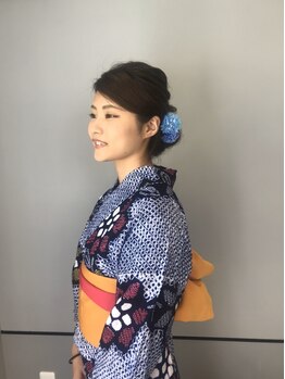 ヘアーメイク リーティ ウメガオカ(HAIR MAKE REATY UMEGAOKA)の写真/<早朝OK>大切なイベントの着付けはプロの技術で華やかに◇一生に一度の記念日はお任せください。