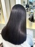 【艶髪】カット+美髪弱酸性ストレート （縮毛矯正）