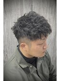 メンズカット/パーマ/ニュアンス/フェザー/フェード/20代/30代