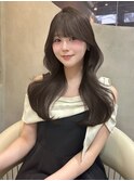 韓国大宮レイヤーグレージュ顔まわり