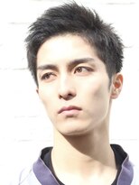 ハレ ヘアサロン(Hale hair salon) Haleブルーブラックニュアンスパーマスパイキーショートバーバー