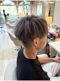【U hair】シルバー×マッシュ