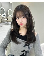 ベル 新宿店(Vel)&nbsp;顔まわりレイヤーで小顔見せ艶髪ロング