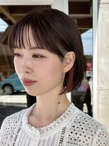 美容室 ビ フェスカ(B FESCA) コンパクトボブ/ツーブロック/インナーカラー/ピンク