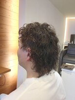 ピールアーク(peal ark)&nbsp;メンズウルフカット×パーマ