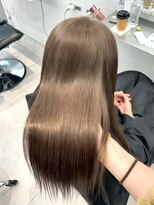 オニキス 原宿(ONYX) r477 ブリーチなし透明感カラーグレージュケアカラーレイヤー