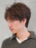 テン 心斎橋(tenn.)&nbsp;フェザーショートフェザーパーマニュアンスパーマショートヘア