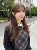 ナチュラル小顔前髪あり後れ毛サイドバング結べるボブくびれヘア